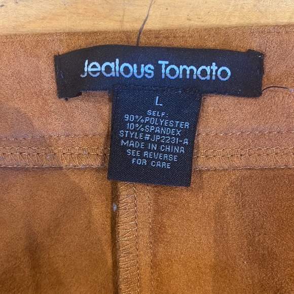 Orange vintage style soft pants - Picture 2 of 5